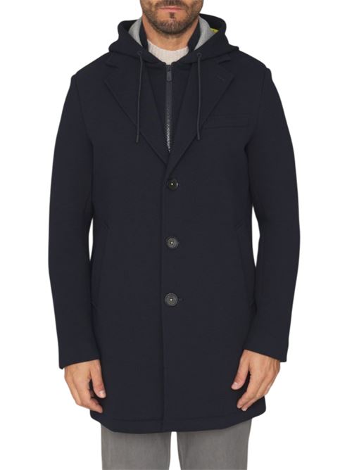 Cappotto con pettorina e cappuccio MANUEL RITZ | 3932H8407C 253745.89